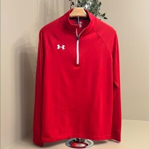 Under Armour Men's Red long sleeve shirt heat gear